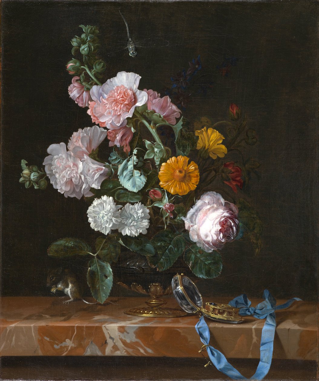 Vanitas Kwiat Martwa Natura autorstwa Willem van Aelst
