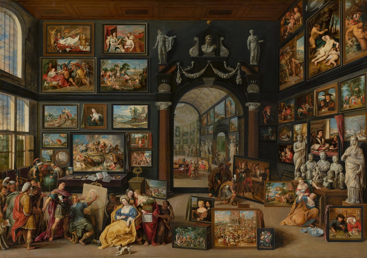 Apelles Malowanie Campaspe, ok. 1630 autorstwa Willem van II Haecht