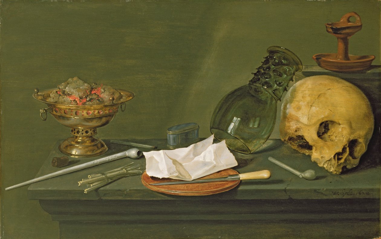 Vanitas, 1628 autorstwa Willem Claesz. Heda