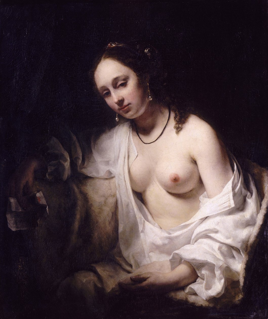 Batszeba z listem króla Dawida, 1654 autorstwa Willem Drost