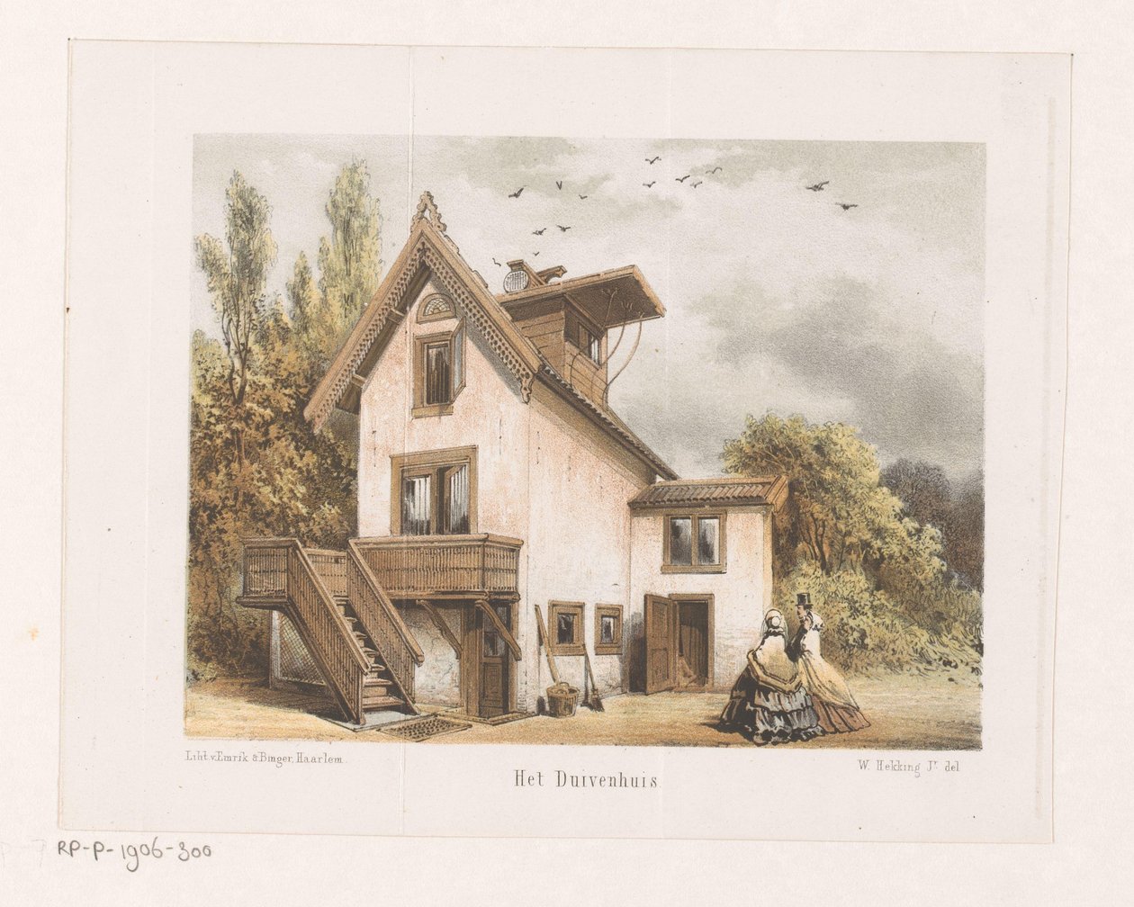 Gołębnik w Artis autorstwa Willem Hekking jr.
