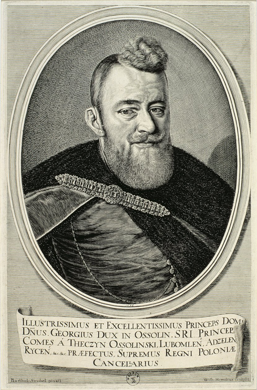 Jerzy Ossolinski (1595-1650) 1648 autorstwa Willem Hondius