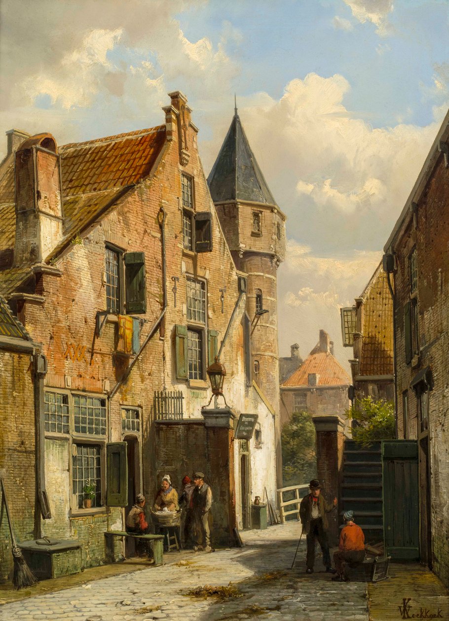 Widok Lejdy, 1891 autorstwa Willem Koekkoek