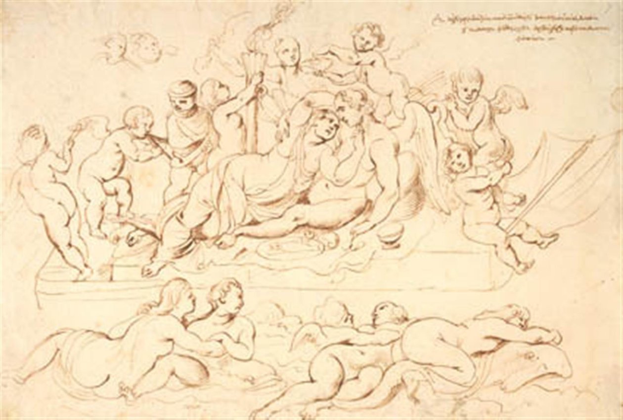 Wesele Kupidyna i Psyche autorstwa Willem Panneels