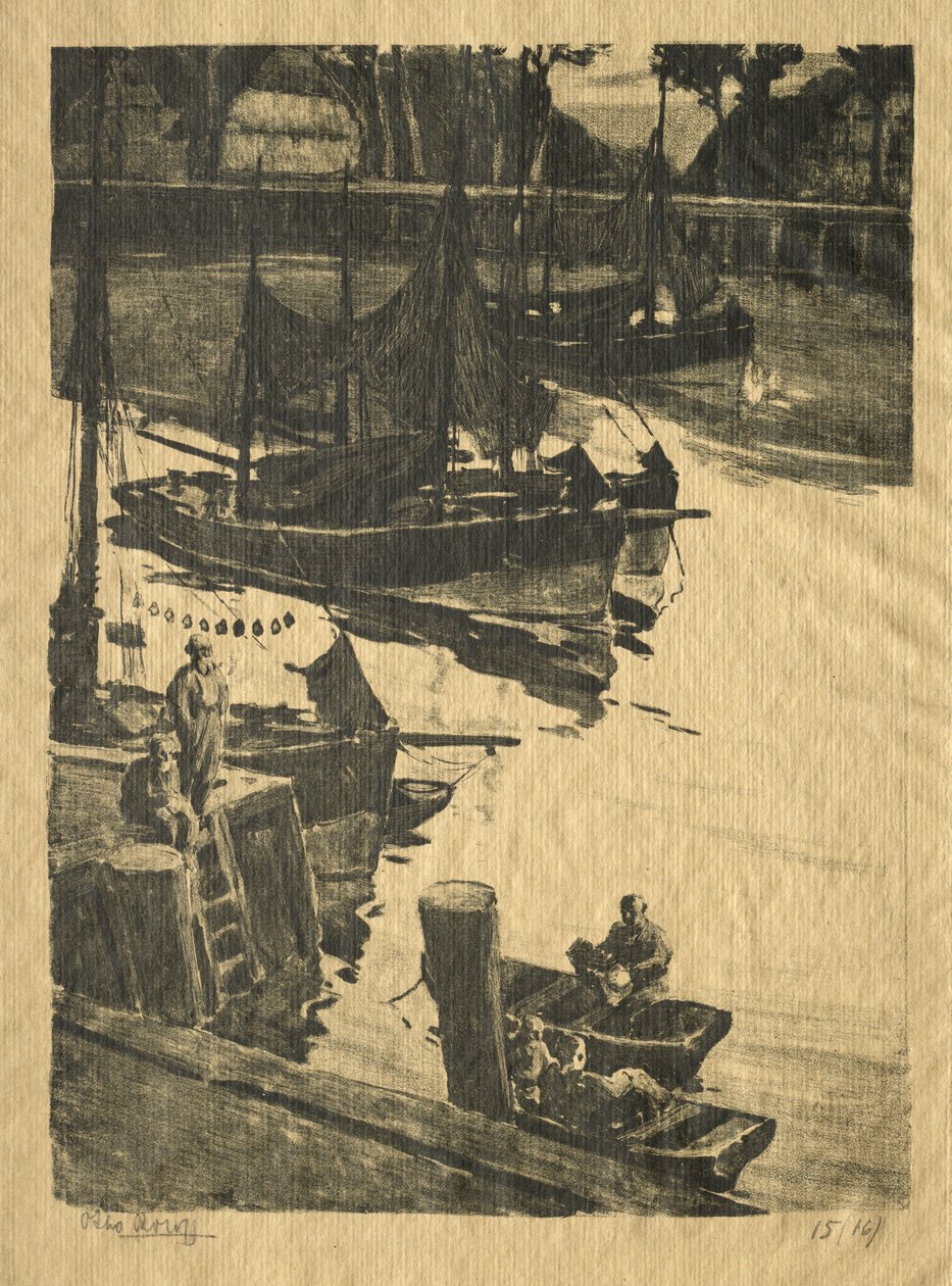Nabrzeże. autorstwa Willem Roelofs