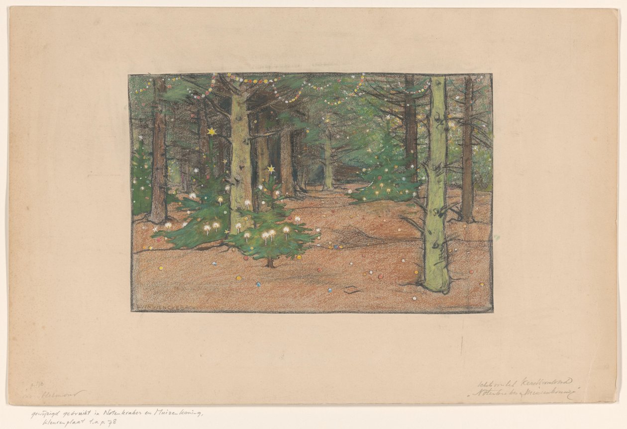 Las choinkowy autorstwa Ludwig Willem Reymert Wenckebach