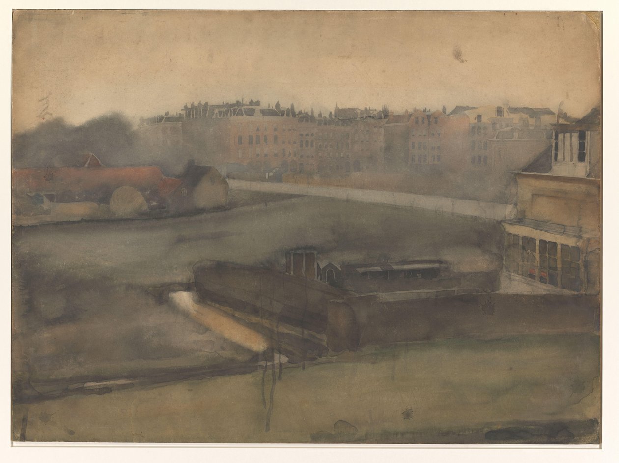 Widok na Oosterpark w Amsterdamie autorstwa Willem Arnoldus Witsen
