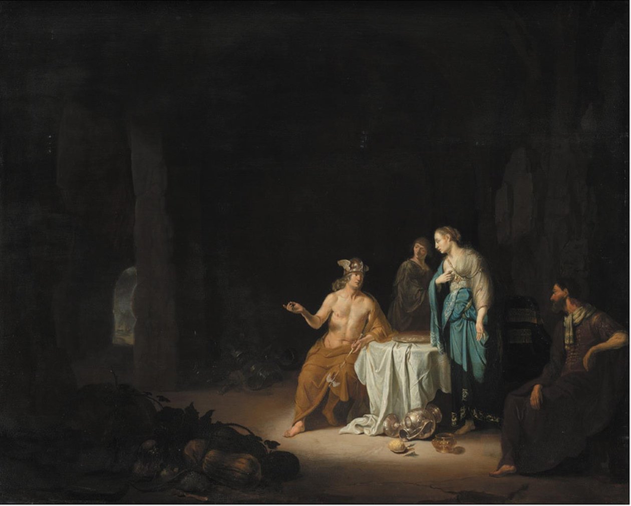Merkury i Prozerpina autorstwa Willem de Poorter