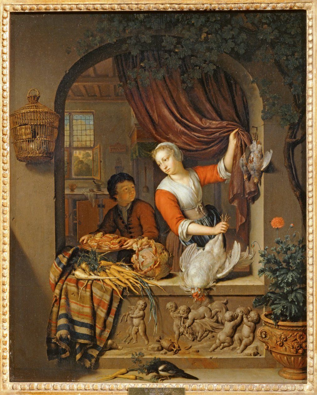 Kuchenka ... autorstwa Willem van (after) Mieris
