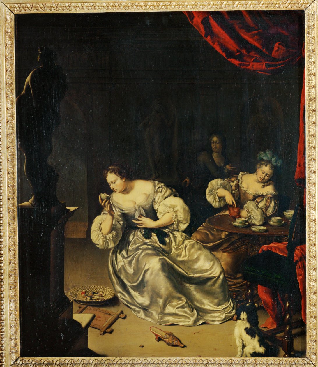 Le The - Teatime ... autorstwa Willem van (after) Mieris