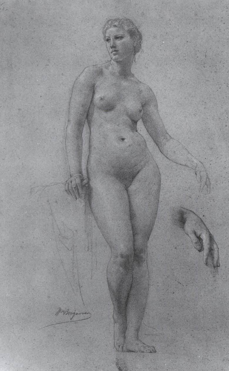 Studium aktu dla Wenus autorstwa William Adolphe Bouguereau