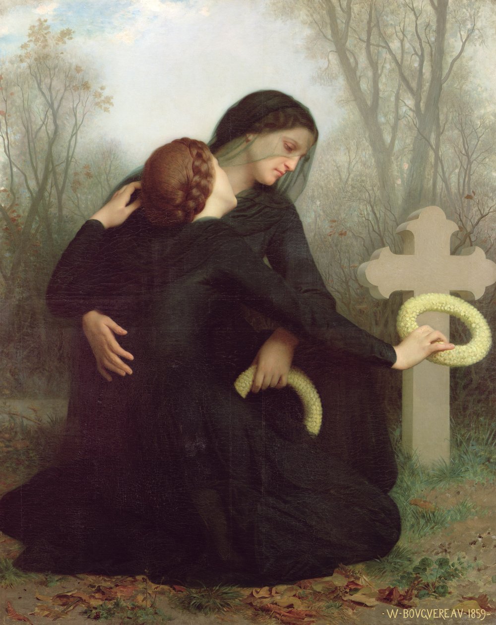 Dzień Wszystkich Świętych 1859 autorstwa William Adolphe Bouguereau