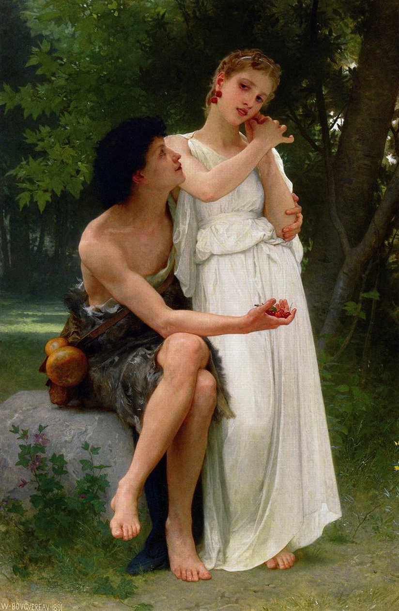 Pierwsze klejnoty autorstwa William Adolphe Bouguereau