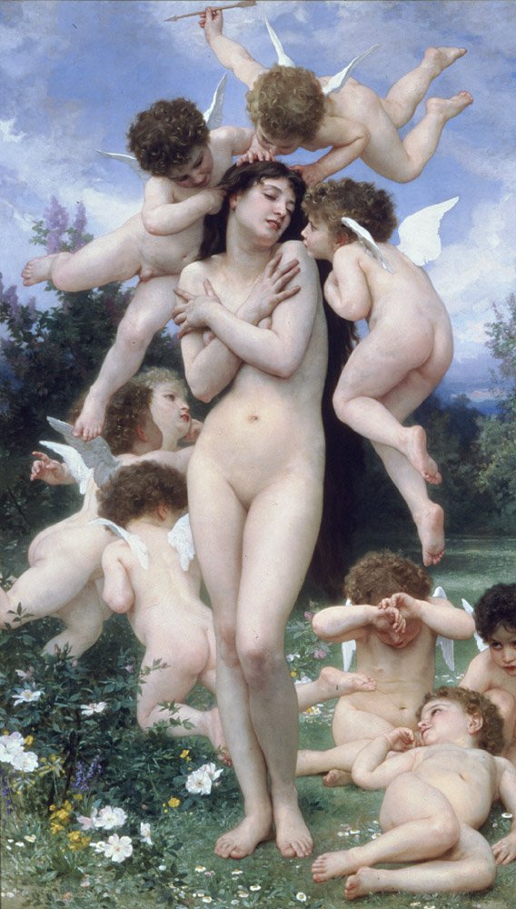 Wiosna autorstwa William Adolphe Bouguereau