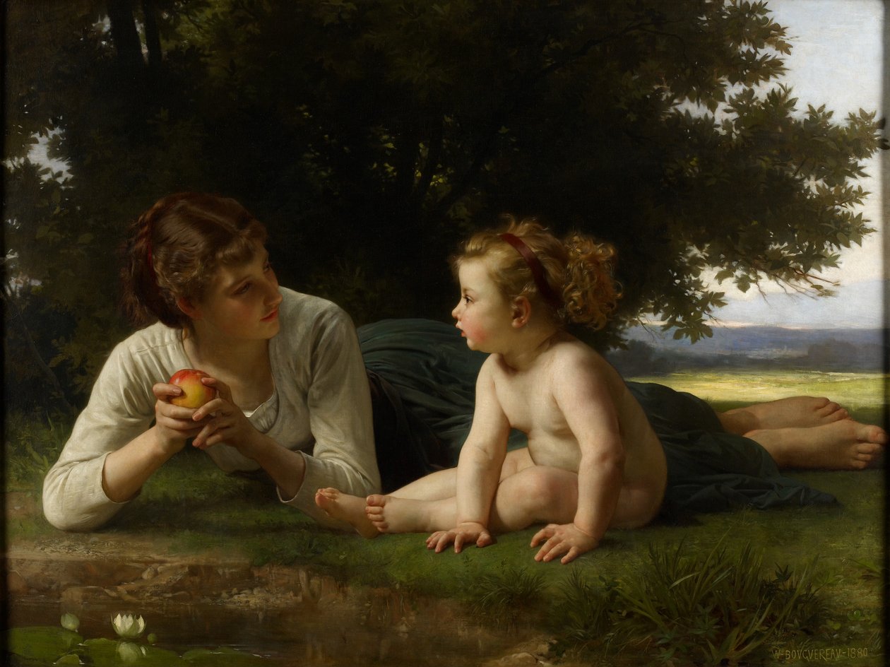 Pokusa, 1880 autorstwa William Adolphe Bouguereau