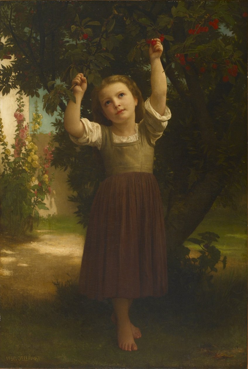 Zbieracz Wiśni autorstwa William Adolphe Bouguereau