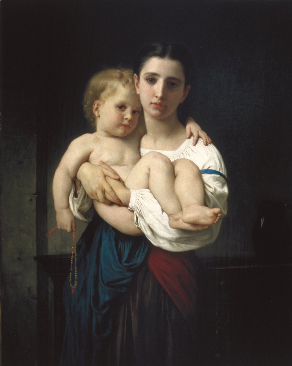 Starsza siostra, redukcja autorstwa William Adolphe Bouguereau