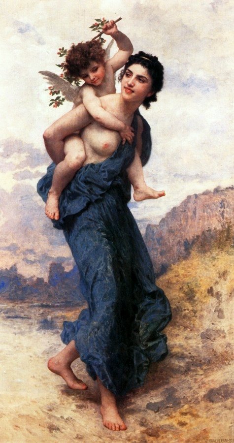 Wenus i Kupidyn autorstwa William Adolphe Bouguereau