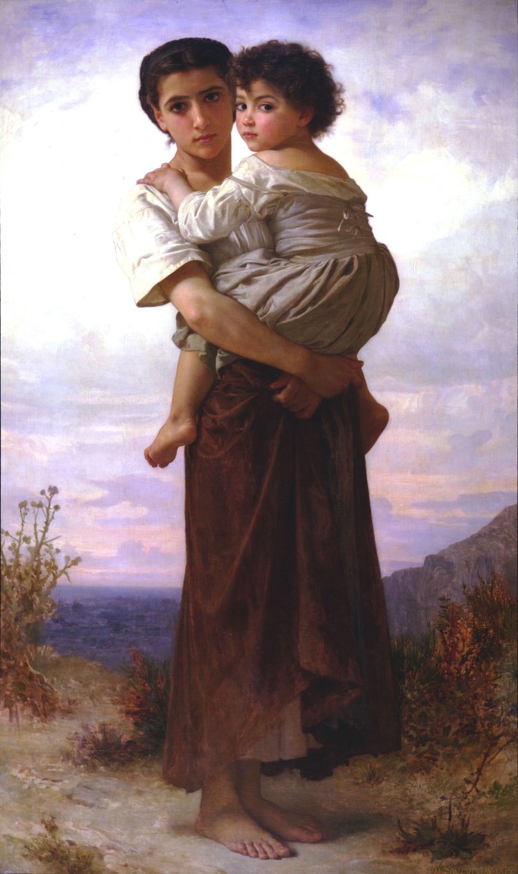 Młodzi Cyganie autorstwa William Adolphe Bouguereau
