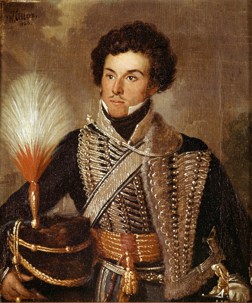 Oficer 18 Pułku Dragonów, 1840 autorstwa William Allan