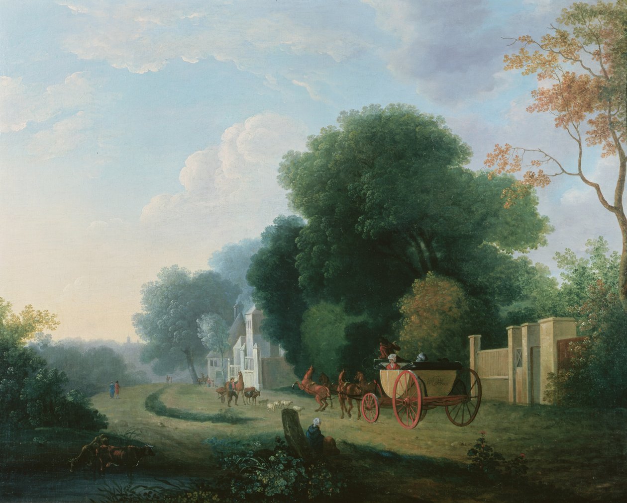 Zamek Howth w pobliżu Dublina autorstwa William Ashford