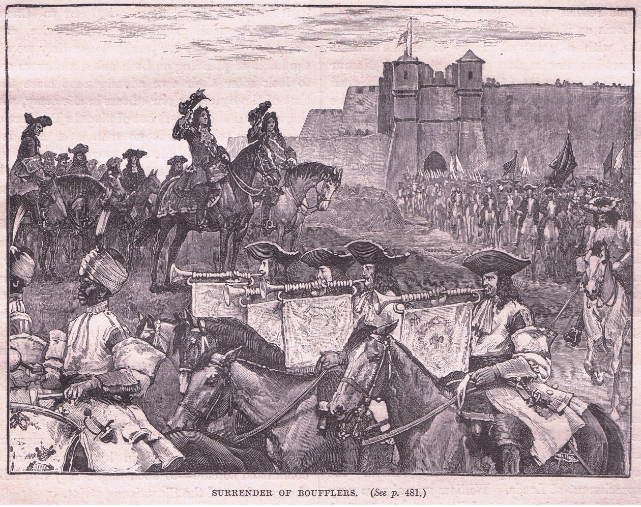 Kapitulacja Boufflerów AD 1695 autorstwa William Barnes Wollen