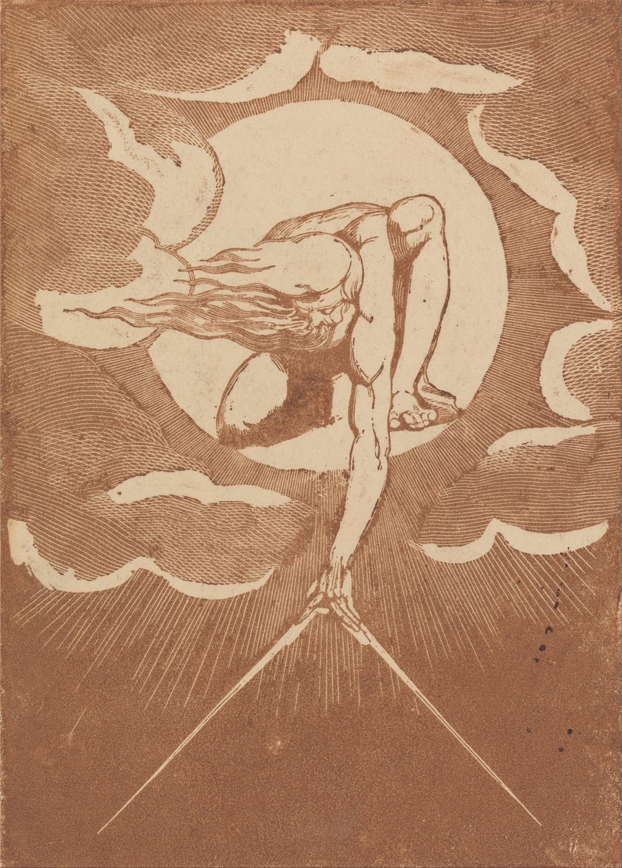 Europa. Proroctwo, wrażenia z frontyspisu autorstwa William Blake