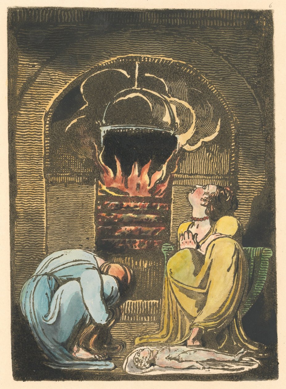 Europa. Proroctwo, płyta 8 (Bentley 9) autorstwa William Blake