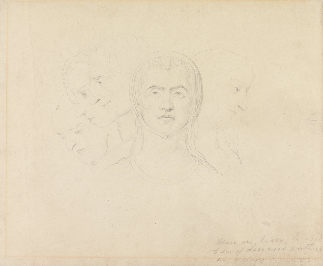 Pięć wizjonerskich przywódców kobiet autorstwa William Blake