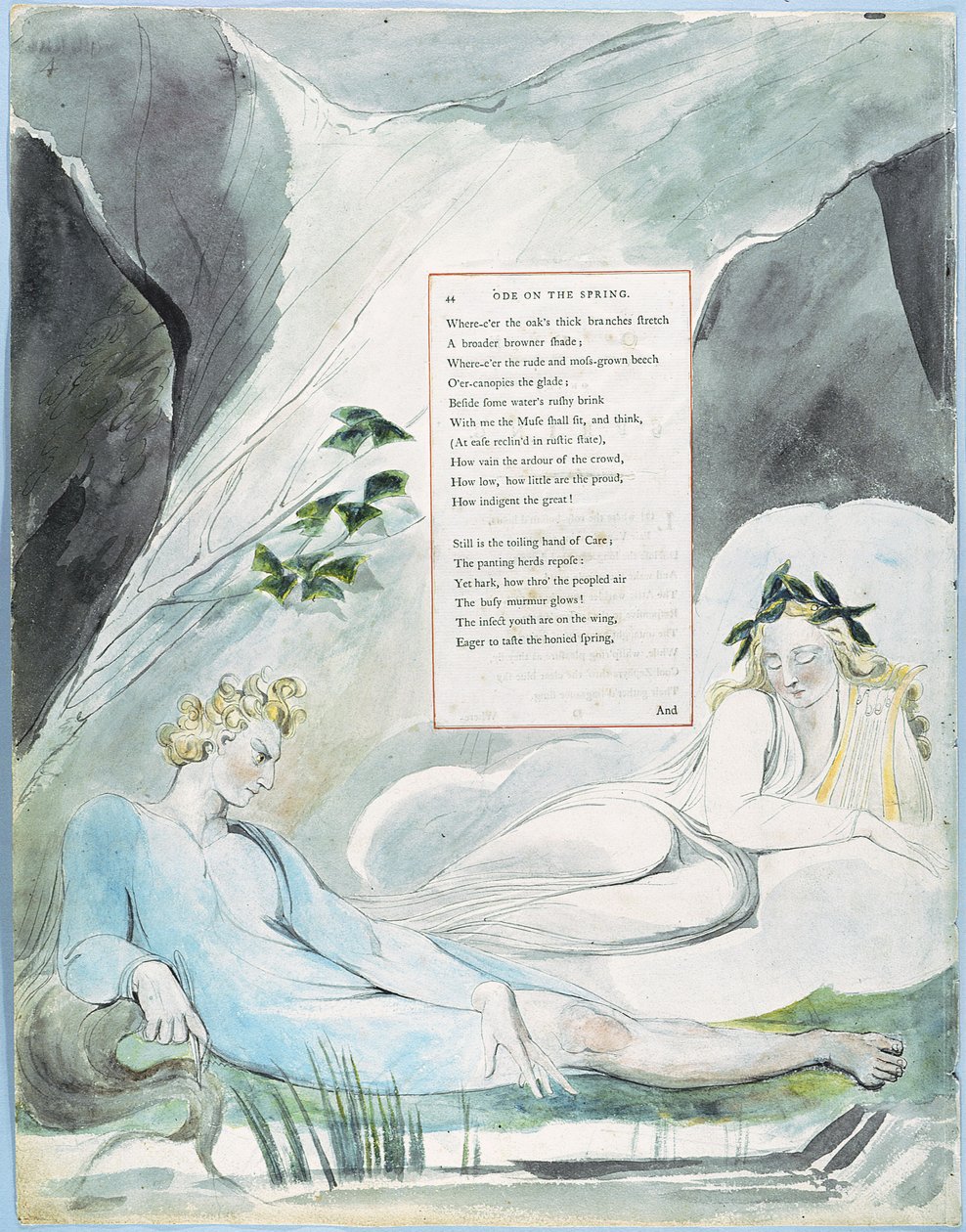 Wiersze szarości autorstwa William Blake