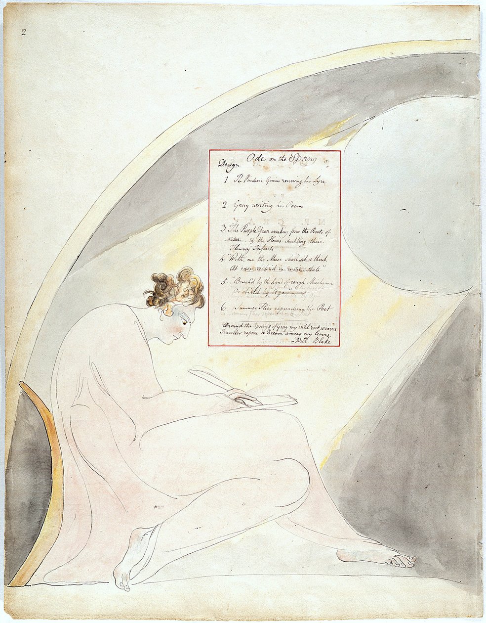 Wiersze szarości autorstwa William Blake