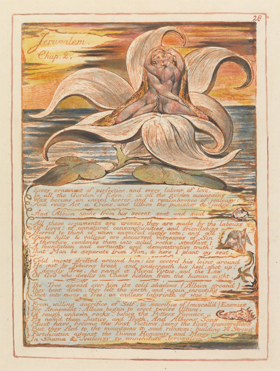 Jerozolima, Tablica 28, autorstwa William Blake