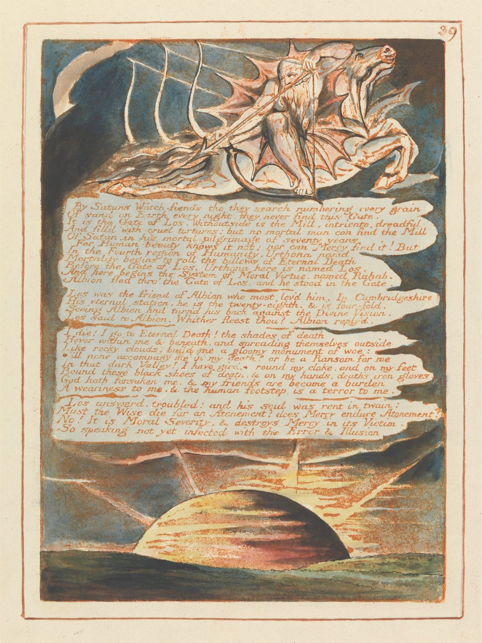 Jerozolima, Tablica 39, autorstwa William Blake