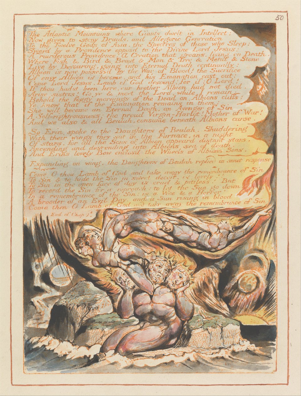 Jerozolima, Tablica 50, autorstwa William Blake