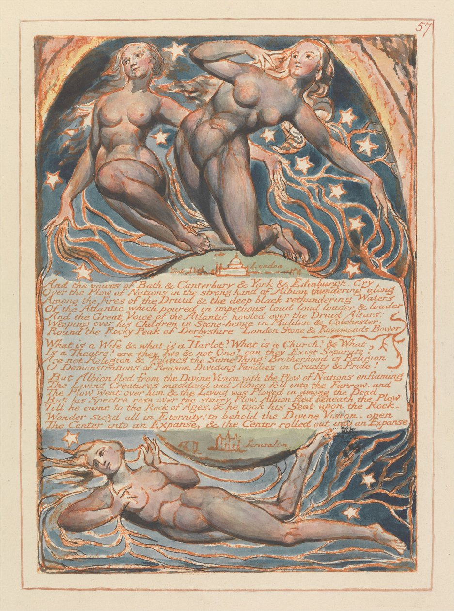 Jerozolima, Tablica 57, autorstwa William Blake
