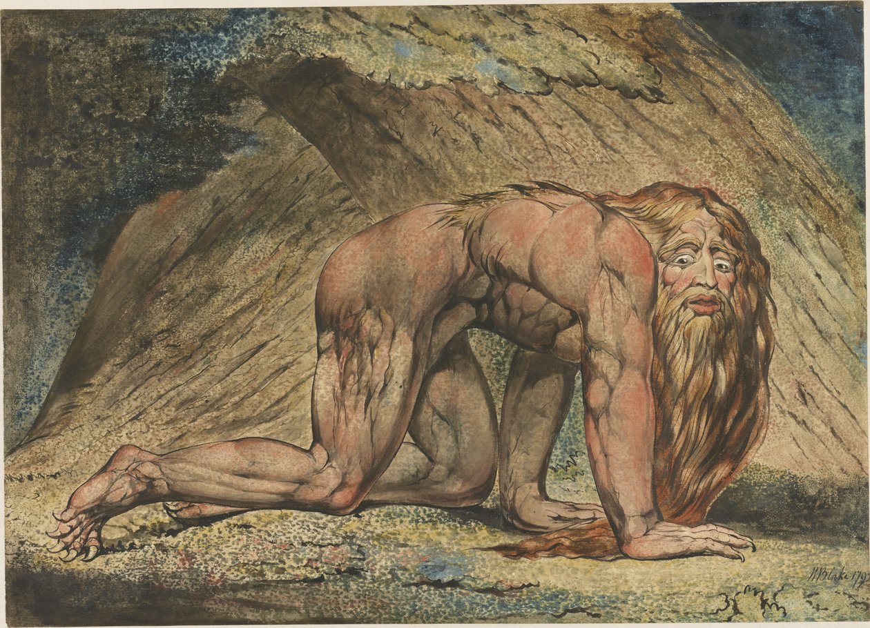Nabuchodonozor autorstwa William Blake