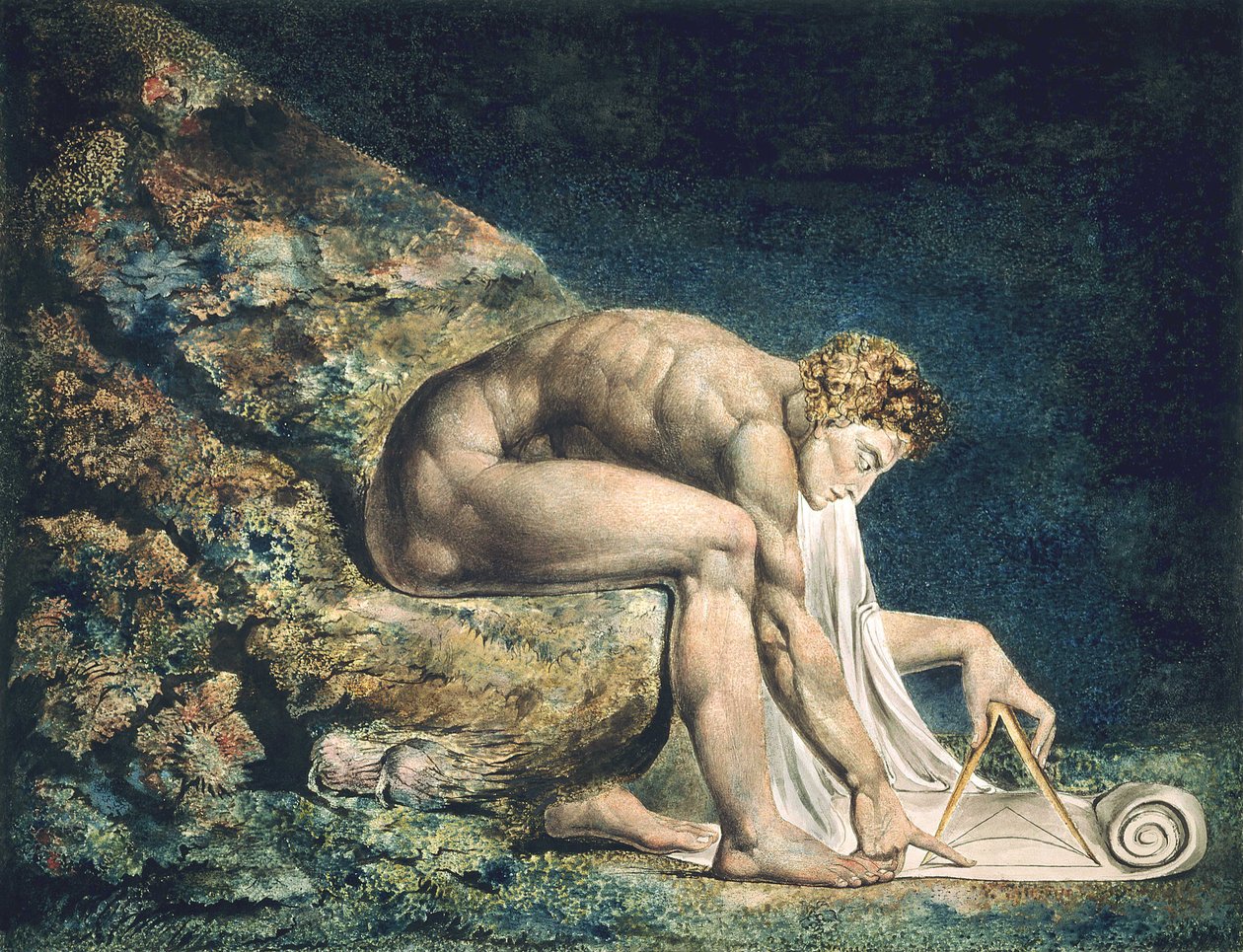 Niuton autorstwa William Blake