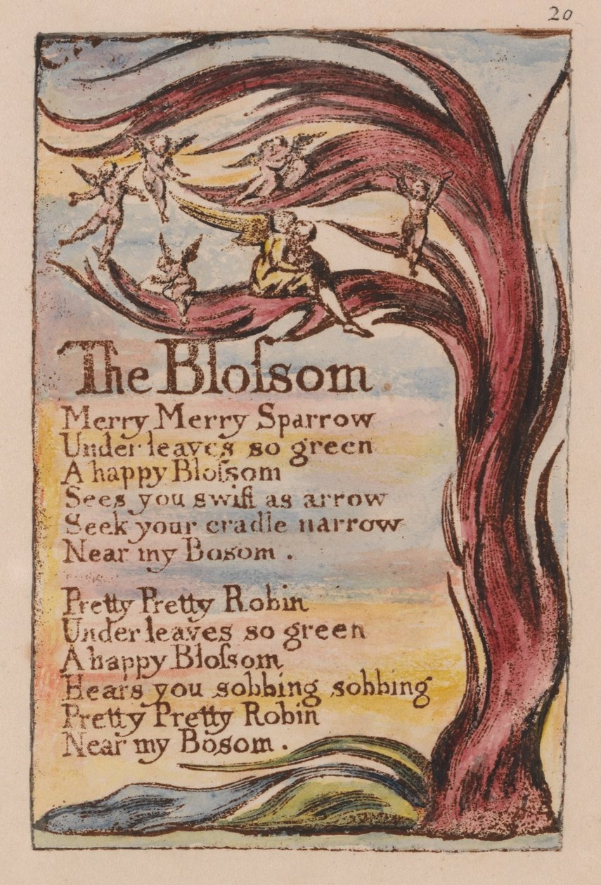 Pieśni niewinności i doświadczenia, płyta 20, autorstwa William Blake
