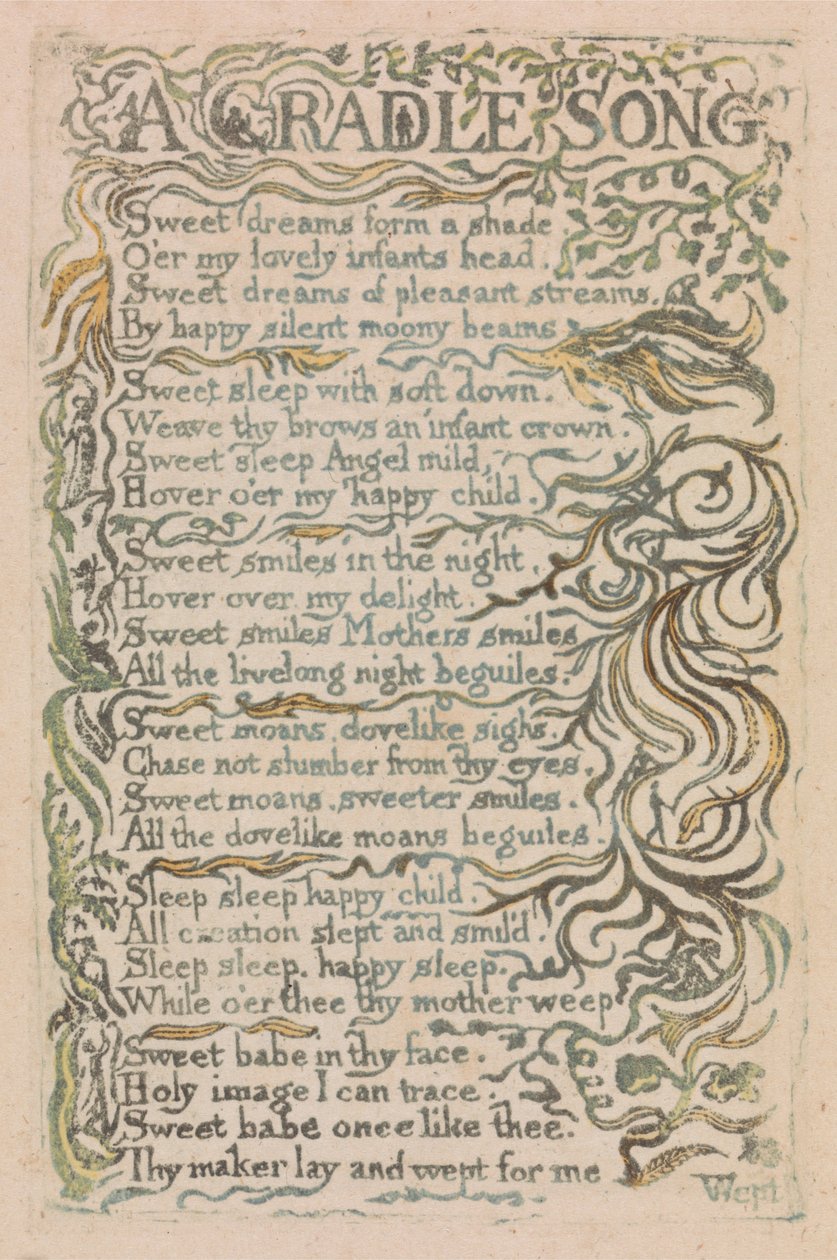 Pieśni niewinności i doświadczenia, płyta 26, autorstwa William Blake