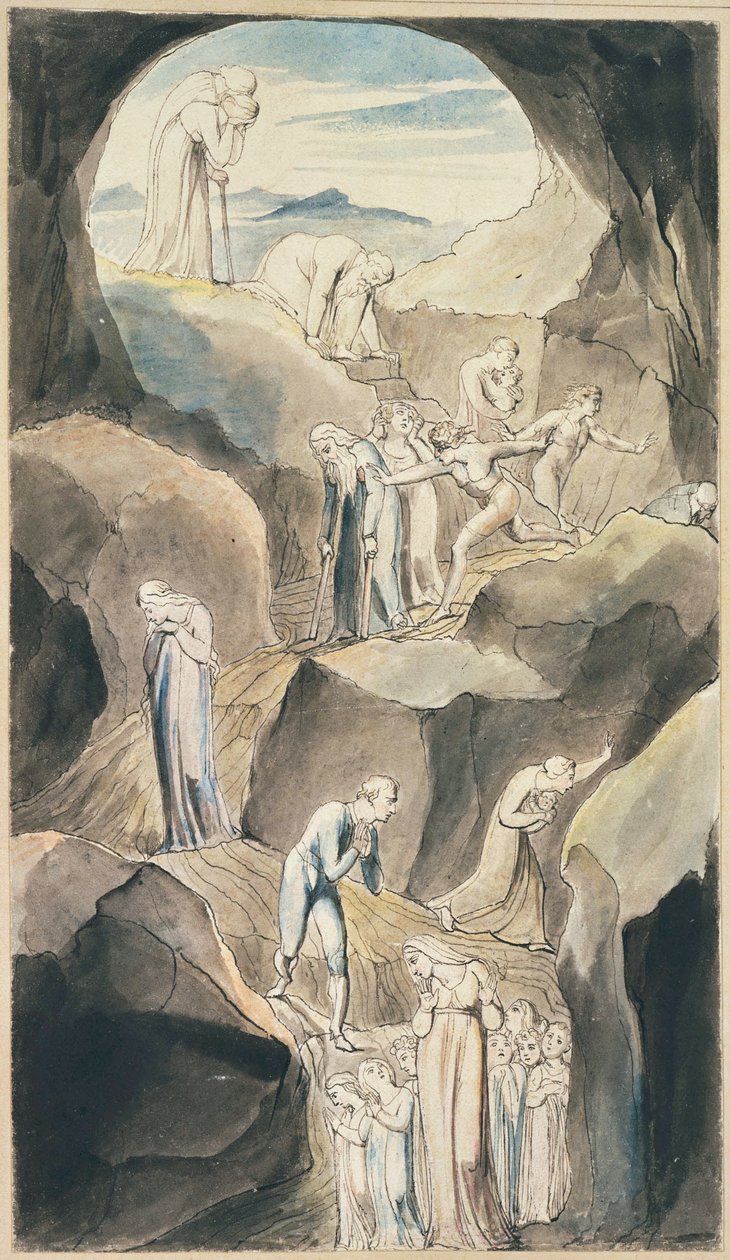 Grób autorstwa William Blake