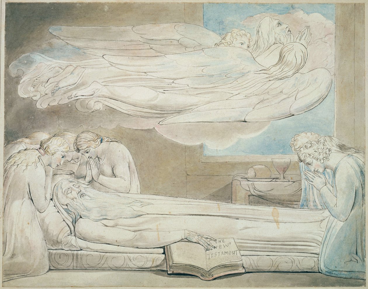 Grób autorstwa William Blake