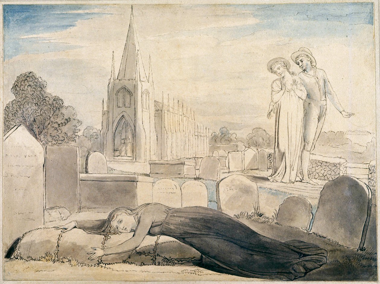 Grób autorstwa William Blake