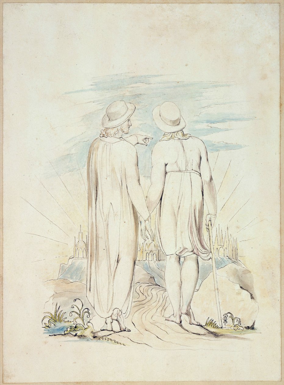 Grób autorstwa William Blake