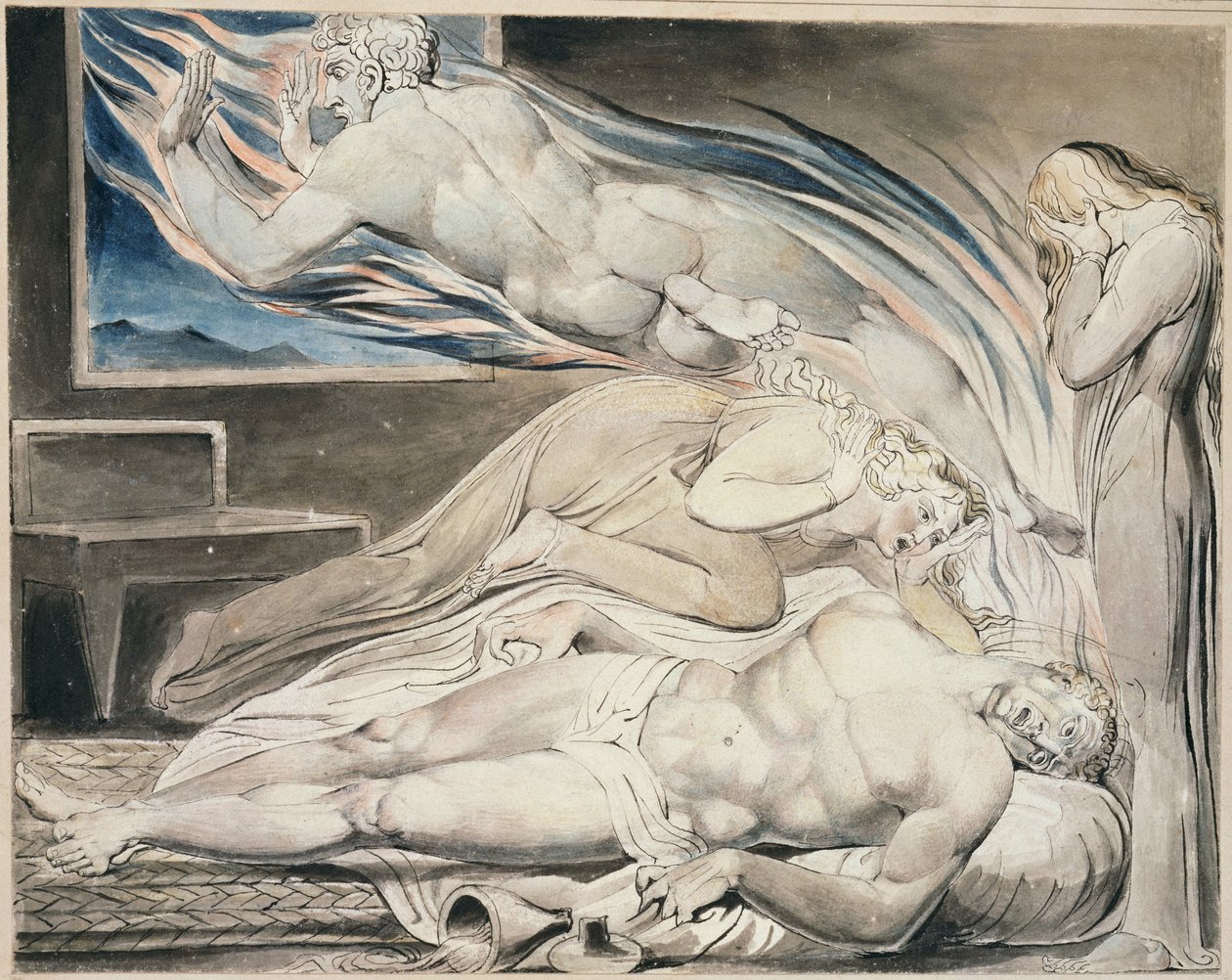 Grób autorstwa William Blake