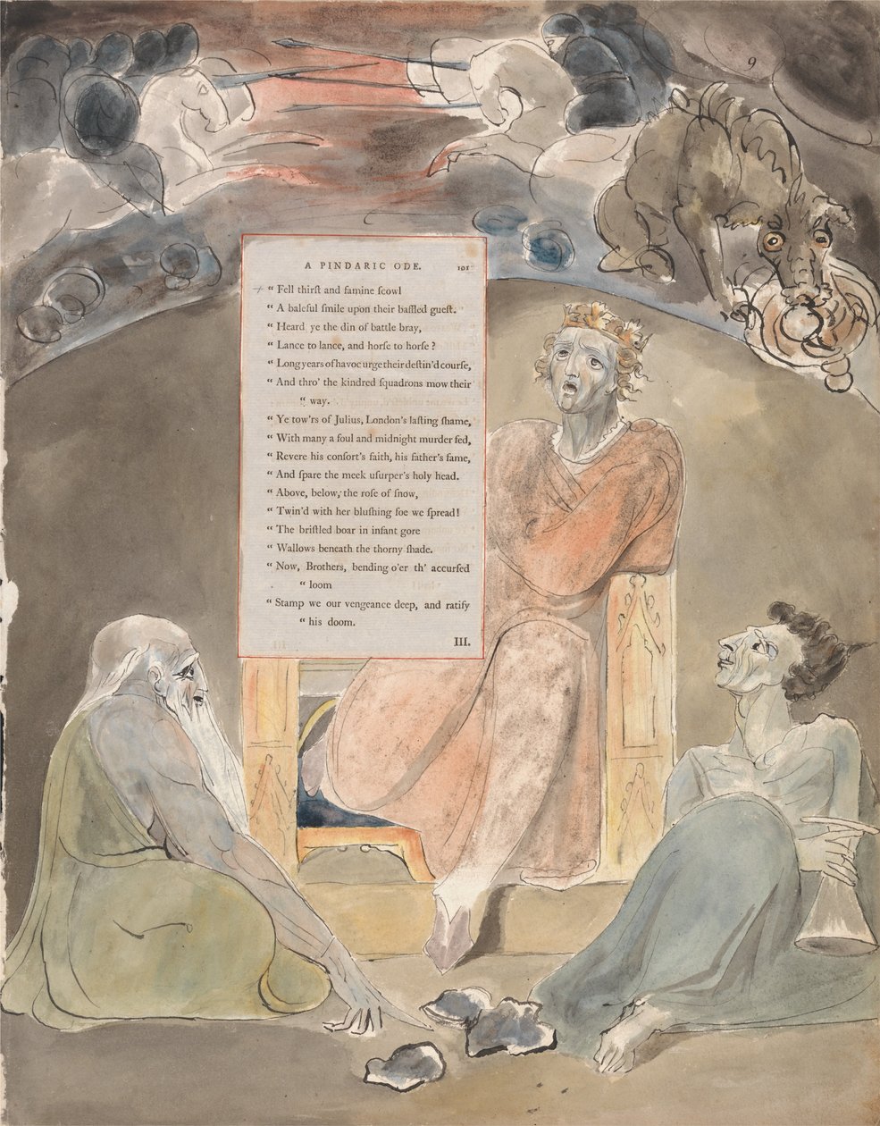 Wiersze Thomasa Graya, projekt 61, Bard. autorstwa William Blake