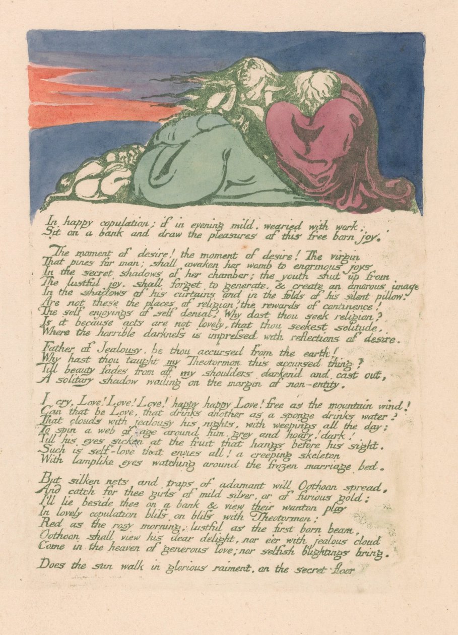 Wizje Córek Albionu, Tablica 10, autorstwa William Blake