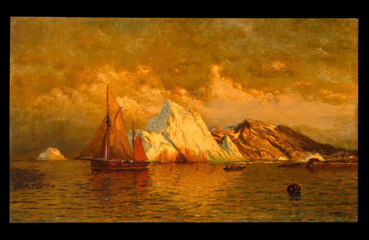 Blisko północy, Labrador, ok.1880 autorstwa William Bradford