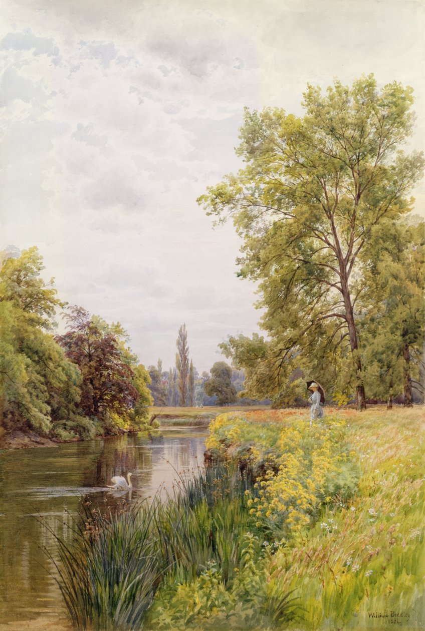 Пурли дахь Темза, 1884 он autorstwa William Bradley