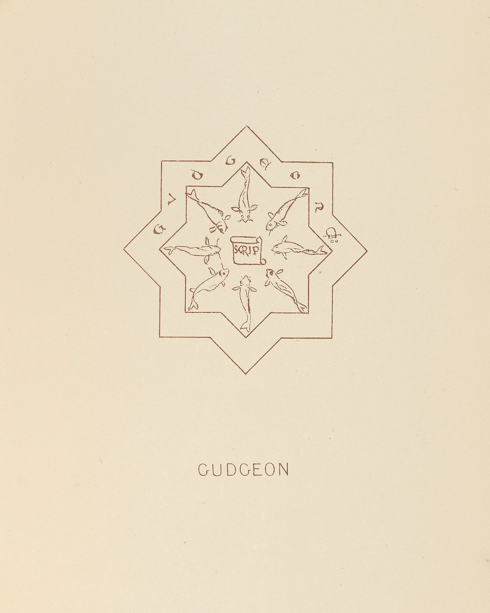 Gudgeon, 1878 autorstwa William Burges