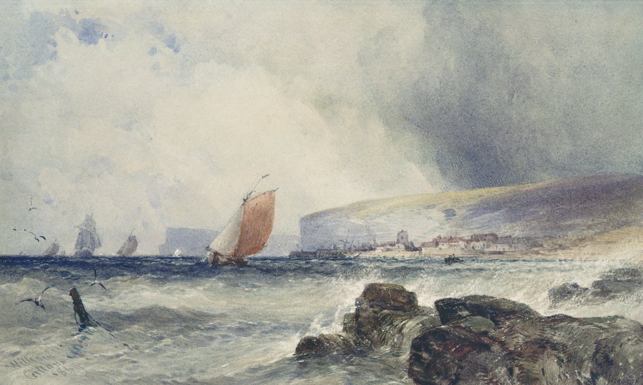 Scena przybrzeżna autorstwa William Callow